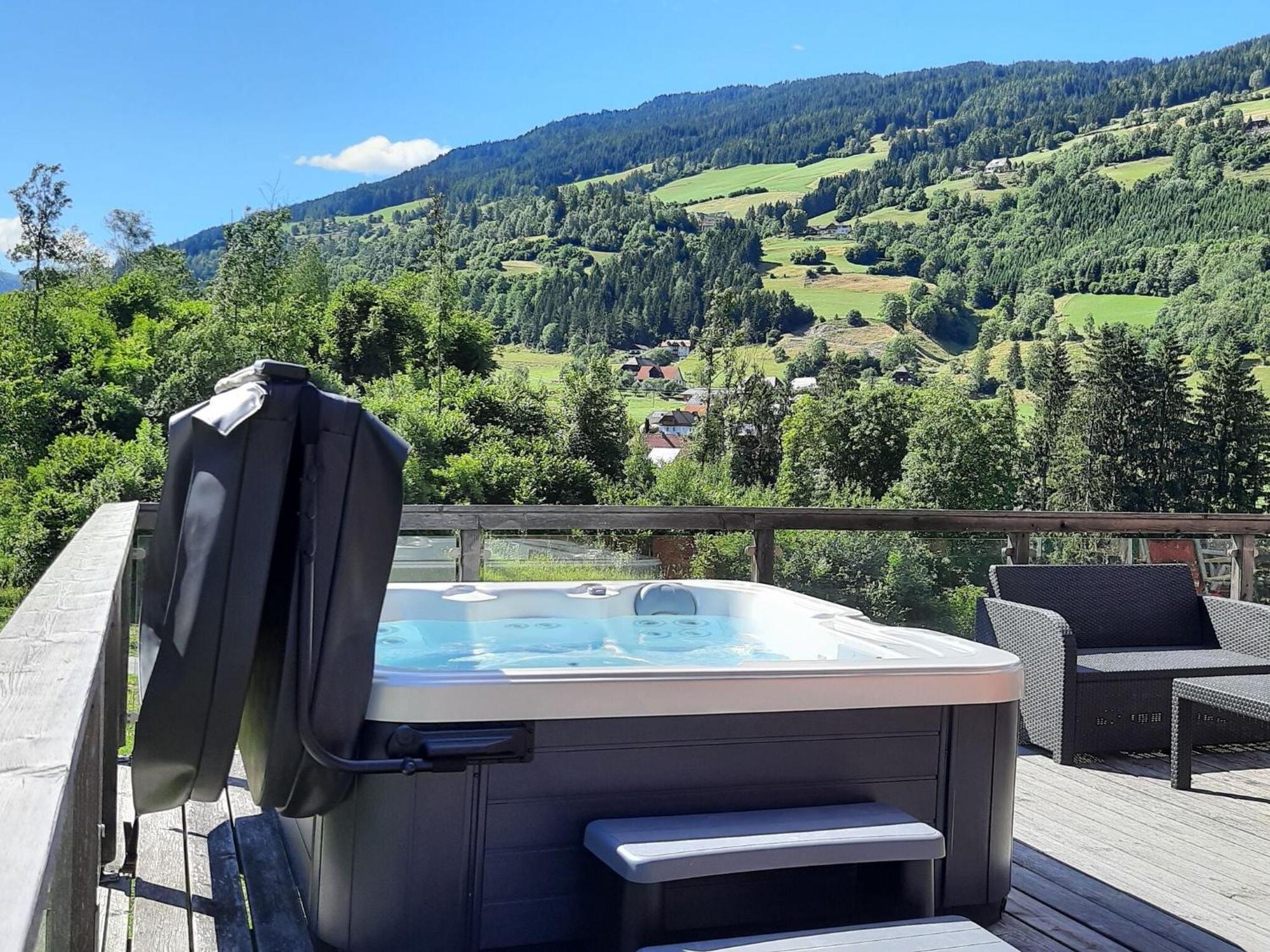 Chalet In St Georgen Ob Murau With Hot Tub سانكت جورجين أوب موراو المظهر الخارجي الصورة